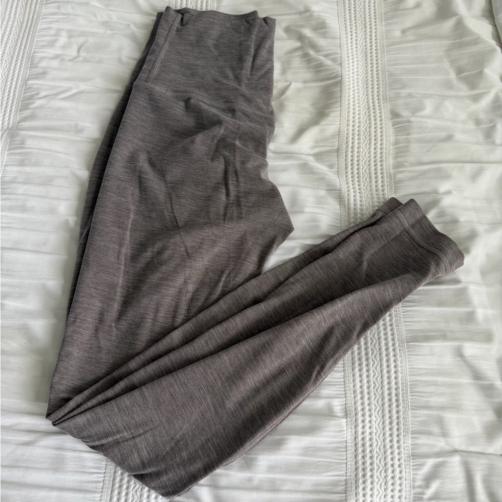 Gray/Purple Lululemon Athletica Leggings